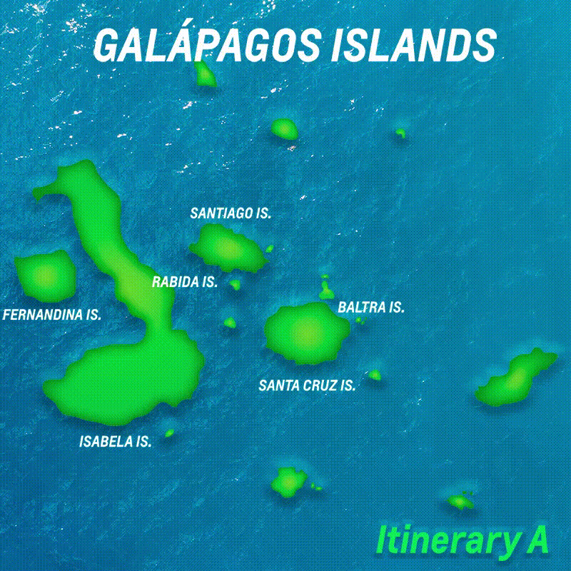 mapa galapagos fragata yacht