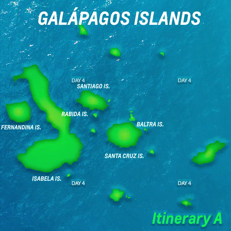 mapa galapagos fragata yacht